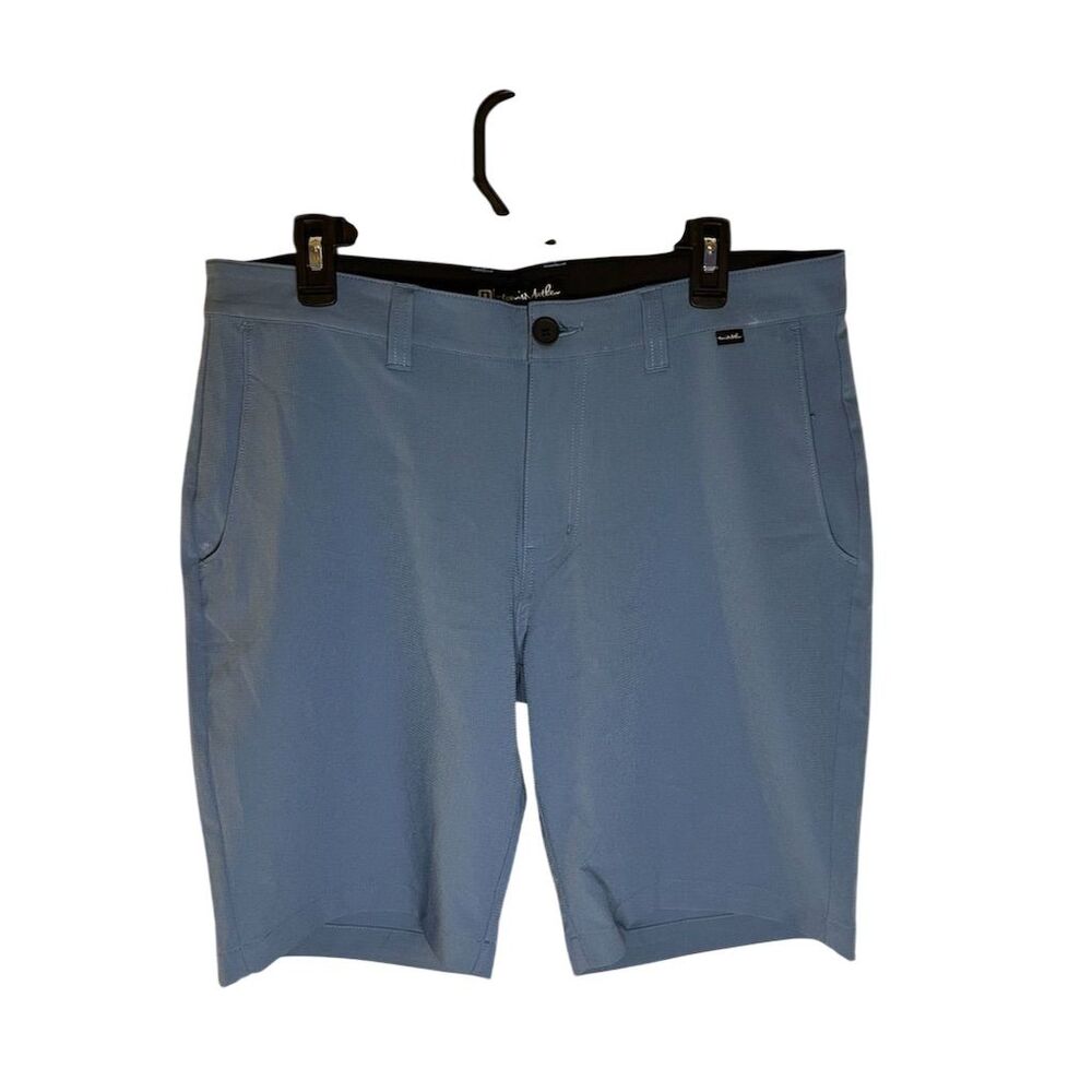 Travis Mathew Men's Chino Golf Shorts Blue Size 34 Standard Classic Fit